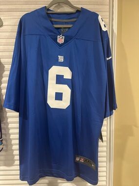 New York Giants #6 Jackson Dart Football Jersey